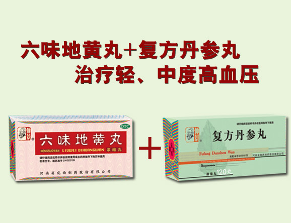 六味地黃丸和復(fù)方丹參丸聯(lián)合應(yīng)用治療輕、中度高血壓